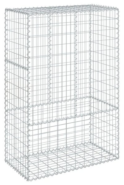 Gabion - Gabion ograde - Gabionska košara s poklopcem 100x50x150 cm pocinčano željezo - 100 x 50 x 150 cm 1 100 x 50 x 150 cm
