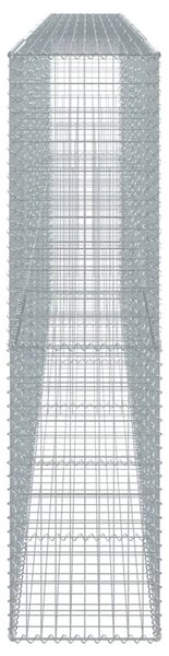 Gabion - Gabion ograde - Gabionska košara s poklopcem 600x50x200 cm pocinčano željezo - 600 x 50 x 200 cm 1 600 x 50 x 200 cm