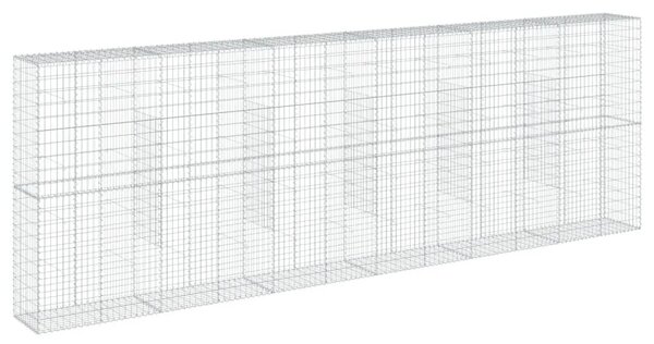Gabion - Gabion ograde - Gabionska košara s poklopcem 600x50x200 cm pocinčano željezo - 600 x 50 x 200 cm 1 600 x 50 x 200 cm