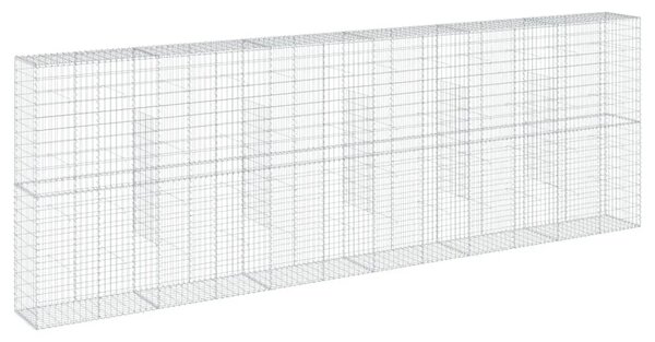 Gabion - Gabion ograde - Gabionska košara s poklopcem 600x50x200 cm pocinčano željezo - 600 x 50 x 200 cm 1 600 x 50 x 200 cm