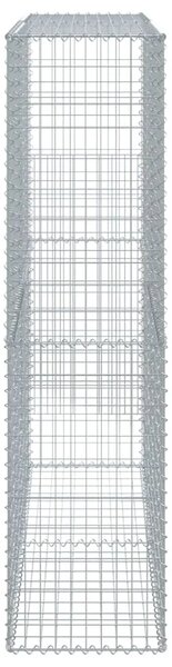 Gabion - Gabion ograde - Gabionska košara s poklopcem 200x50x200 cm pocinčano željezo - 200 x 50 x 200 cm 1 200 x 50 x 200 cm