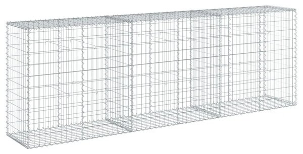 Gabion - Gabion ograde - Gabionska košara s poklopcem 300x50x100 cm pocinčano željezo - 300 x 50 x 100 cm 1 300 x 50 x 100 cm