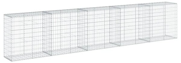 Gabion - Gabion ograde - Gabionska košara s poklopcem 500x50x100 cm pocinčano željezo - 500 x 50 x 100 cm 1 500 x 50 x 100 cm