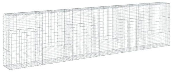 Gabion - Gabion ograde - Gabionska košara s poklopcem 600x50x150 cm pocinčano željezo - 600 x 50 x 150 cm 1 600 x 50 x 150 cm