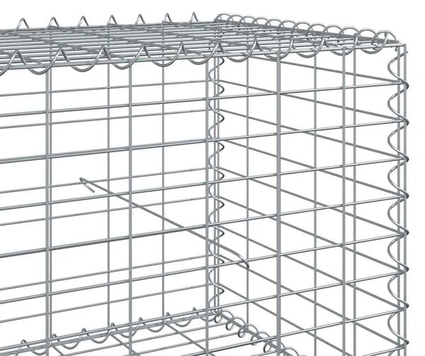Gabion - Gabion ograde - Gabionska košara s poklopcem 200x50x50 cm od pocinčanog željeza - 200 x 50 x 50 cm 1 200 x 50 x 50 cm