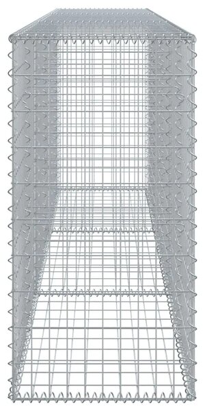 Gabion - Gabion ograde - Gabionska košara s poklopcem 300x50x100 cm pocinčano željezo - 300 x 50 x 100 cm 1 300 x 50 x 100 cm