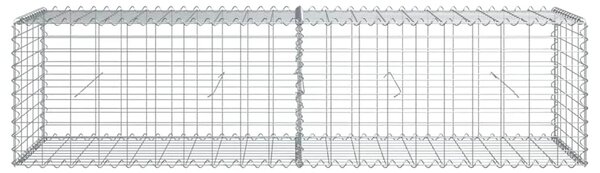 Gabion - Gabion ograde - Gabionska košara s poklopcem 200x50x50 cm od pocinčanog željeza - 200 x 50 x 50 cm 1 200 x 50 x 50 cm