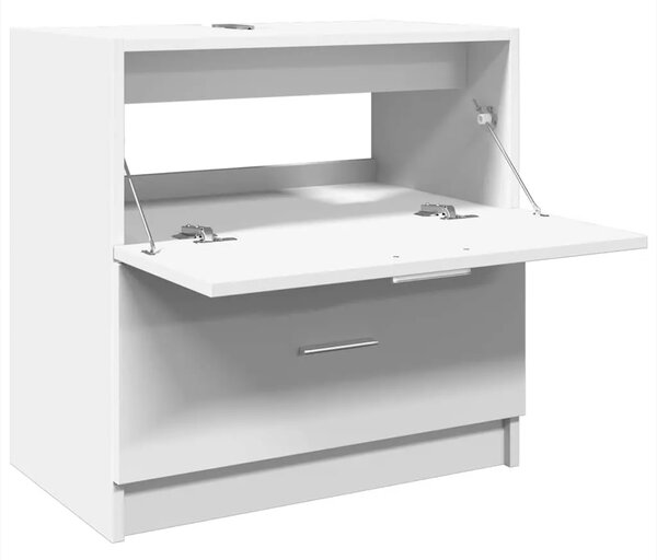 Ormarić za Lavabo - Umivaonik bijeli 59 x 37 x 59 cm konstruirano drvo - Bijela 59 x 37 x 59 cm 1 1
