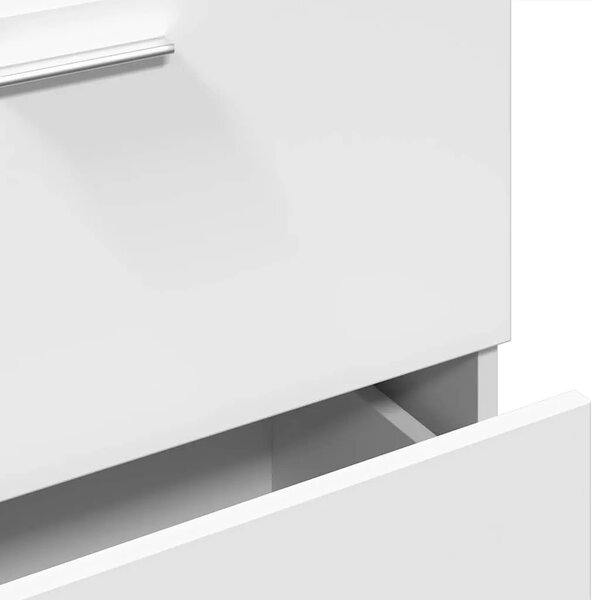 Ormarić za Lavabo - Umivaonik bijeli 59 x 37 x 59 cm konstruirano drvo - Bijela 59 x 37 x 59 cm 1 1