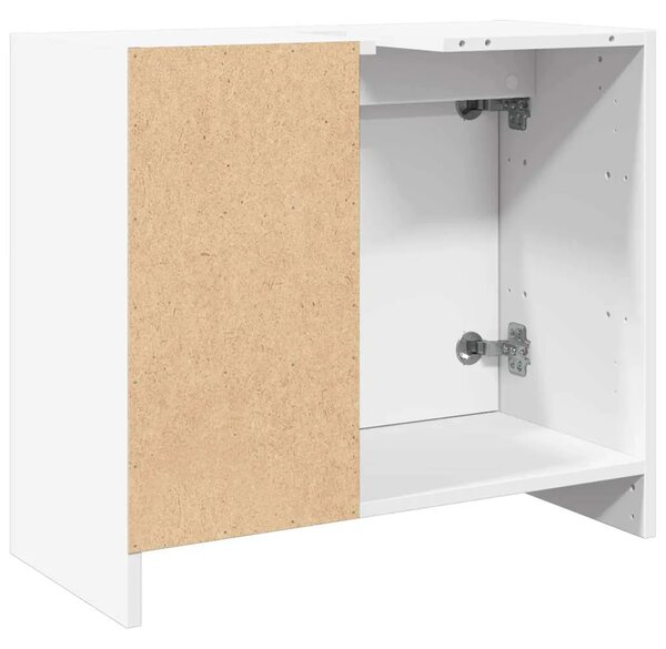 Ormarić za Lavabo - Umivaonik bijeli 63 x 29 x 55 cm konstruirano drvo - Bijela 63 x 29 x 55 cm 1 1