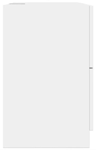Ormarić za Lavabo - Umivaonik bijeli 59 x 37 x 59 cm konstruirano drvo - Bijela 59 x 37 x 59 cm 1 1