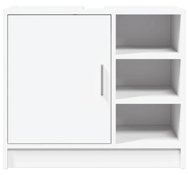 Ormarić za Lavabo - Umivaonik bijeli 63 x 29 x 55 cm konstruirano drvo - Bijela 63 x 29 x 55 cm 1 1