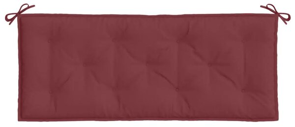 Jastuk za vrtnu klupu crvena boja vina 120x50x7 cm od tkanine - prošarana crvena boja vina 120 x 50 x 7 cm 1 Prošarana crvena bo