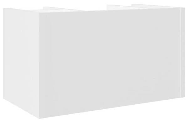 Organizator za stol boja hrasta 44 5x24x25 cm konstruirano drvo - Beton siva Beton siva