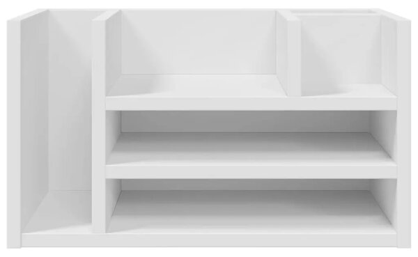 Organizator za stol boja hrasta 44 5x24x25 cm konstruirano drvo - Beton siva Beton siva