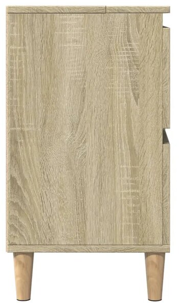 Ormarić za Lavabo - Umivaonik boja hrasta sonome 80 x 33 x 60 cm drveni - sonoma hrast 1 Sonoma hrast