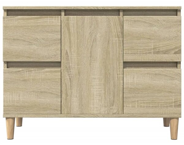 Ormarić za Lavabo - Umivaonik boja hrasta sonome 80 x 33 x 60 cm drveni - sonoma hrast 1 Sonoma hrast