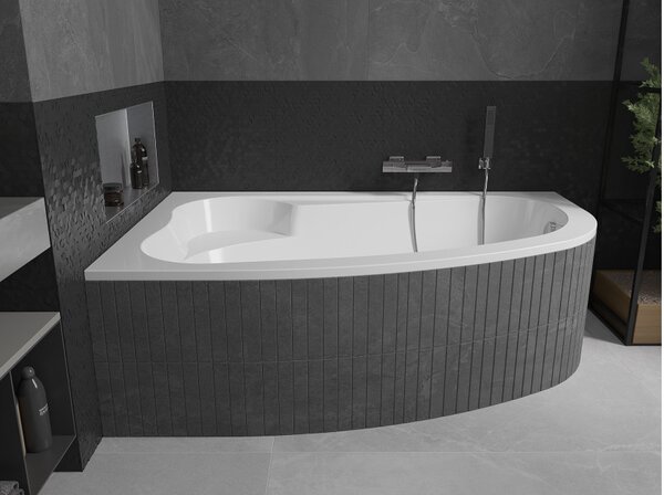 Mexen Westa kutna kada lijeva 160 x 100 cm, bijela - 560116010001