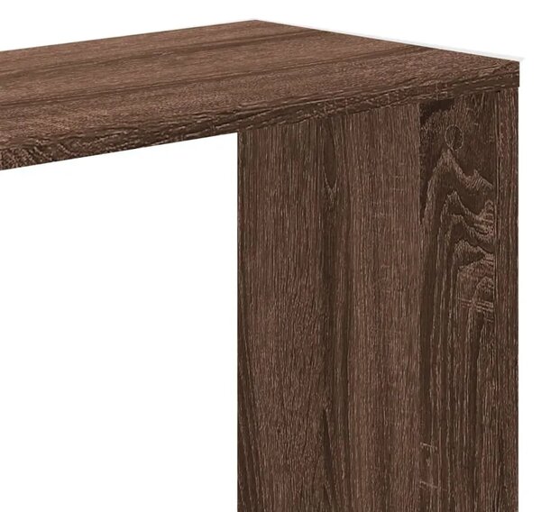 Regal za knjige s 5 razina boja hrasta 45x23 5x162 5 cm drveni - Smeđi hrast 1 45 cm Smeđi hrast