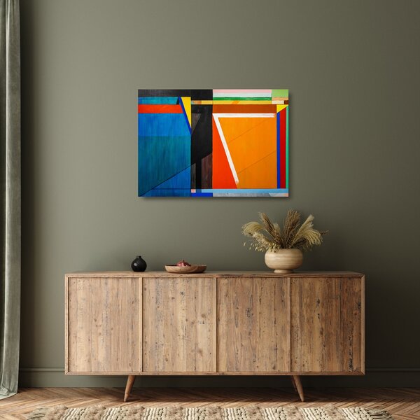 Staklena slika - Geometrija (70x50 cm)