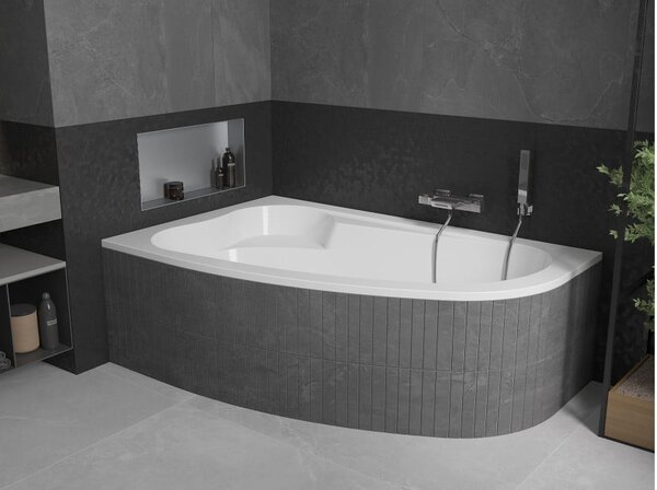 Mexen Westa kutna kada lijeva 160 x 100 cm, bijela - 560116010001