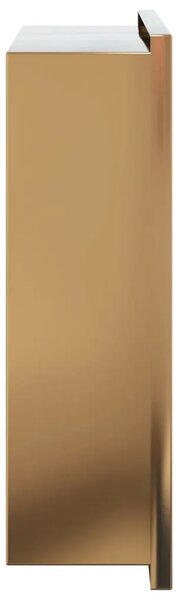 Niša za tuš boje poliranog zlata 32x32x9 cm nehrđajući čelik - Zlatno Zlatno