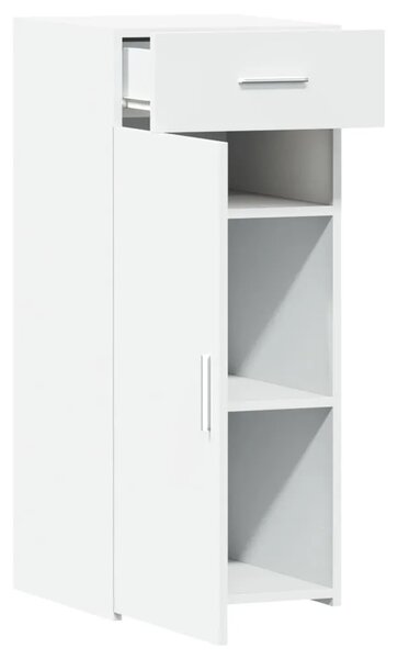 Komoda bijela 40 x 42 5 x 93 cm od konstruiranog drva - Bijela 1 Bijela