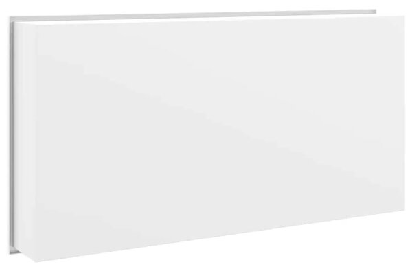 Niša za tuš mat bijela 62x32x9 cm nehrđajući čelik - Bijela Bijela