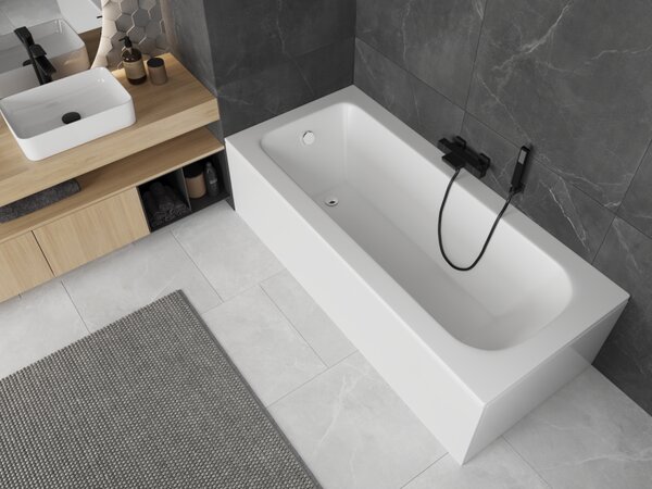 Mexen Vega pravokutna kada 120 x 70 cm s kućištem, bijela - 55011207000X