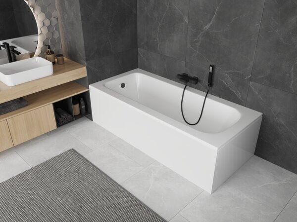 Mexen Vega pravokutna kada 120 x 70 cm s kućištem, bijela - 55011207000X