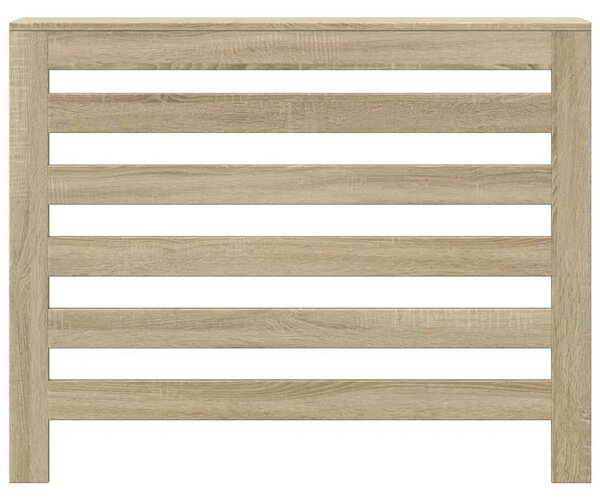Maska za radijator - Pokrov za radijator hrasta sonome 104x20x82cm konstruirano drvo - sonoma hrast 104 x 20 x 82 cm 1 vodoravne