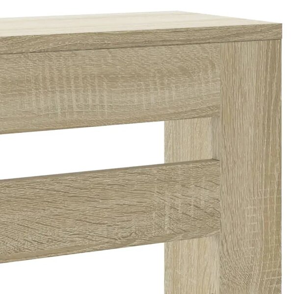 Maska za radijator - Pokrov za radijator hrasta sonome 104x20x82cm konstruirano drvo - sonoma hrast 104 x 20 x 82 cm 1 vodoravne