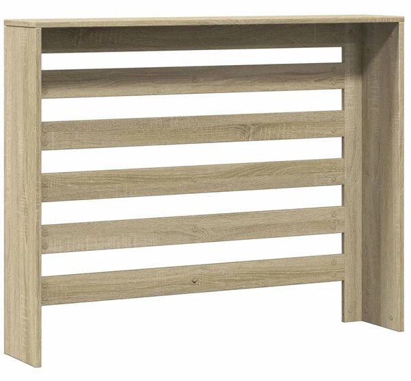 Maska za radijator - Pokrov za radijator hrasta sonome 104x20x82cm konstruirano drvo - sonoma hrast 104 x 20 x 82 cm 1 vodoravne