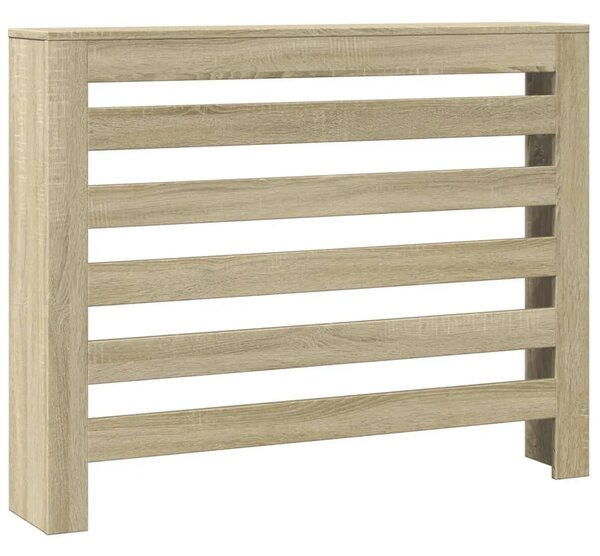Maska za radijator - Pokrov za radijator hrasta sonome 104x20x82cm konstruirano drvo - sonoma hrast 104 x 20 x 82 cm 1 vodoravne