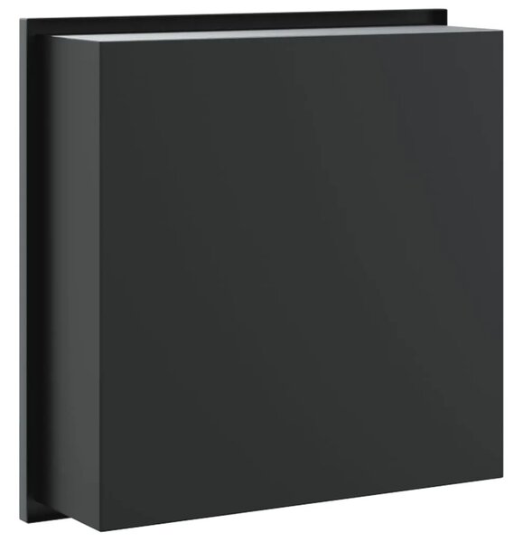 Niša za tuš mat crna 32x32x9 cm nehrđajući čelik - Crna Crna