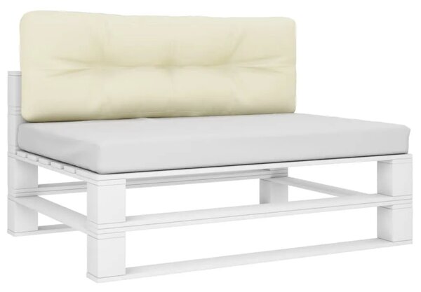 Jastuk za palete krem 120 x 40 x 12 cm od tkanine - Krema 120 x 40 x 12 cm 1 Krema