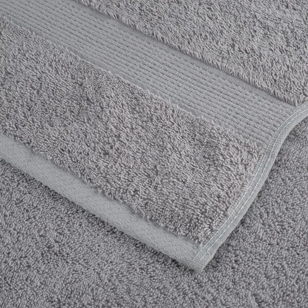 8-dijelni vrhunski set ručnika SOLUND sivi 600 gsm - Siva 1 Siva