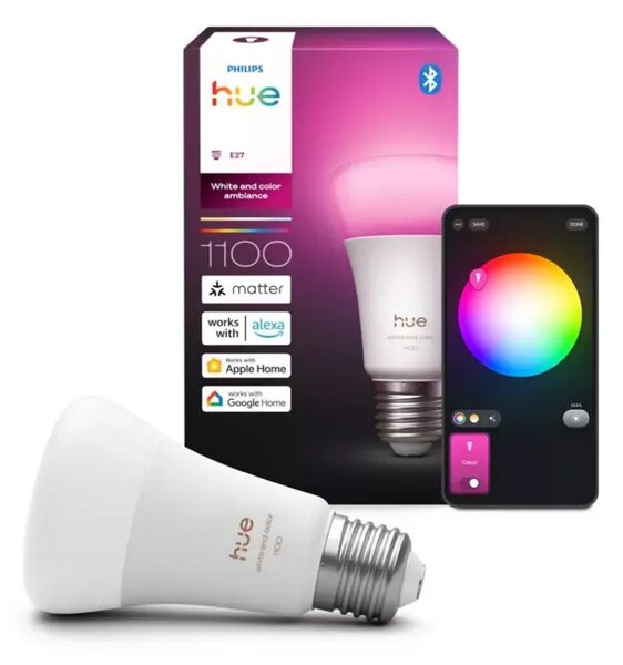 PHILIPS HUE WCA LED SMART ŽARULJA 1100Lm A60 E27 1000-20000K+RGB 8720169364066