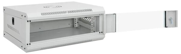 Zidni komunikacijski ormar 4U 19 IP20 53 x 40 x 21 cm - Siva 530 x 400 x 210 mm Siva 530 x 400 x 210 mm