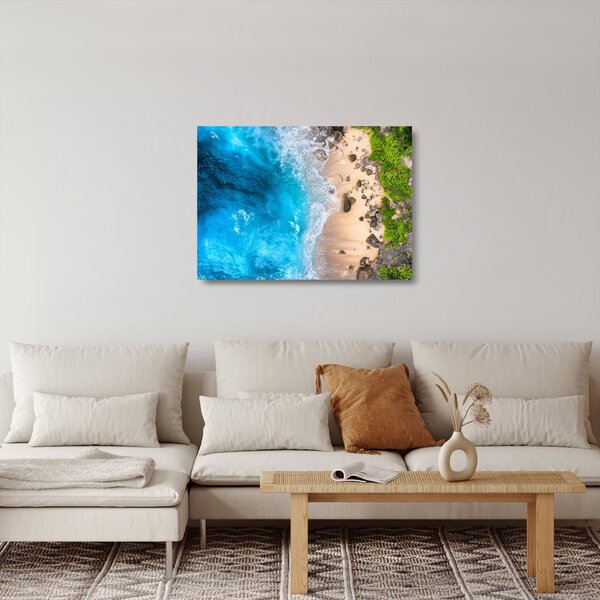 Staklena slika - Plaža u Indoneziji (70x50 cm)