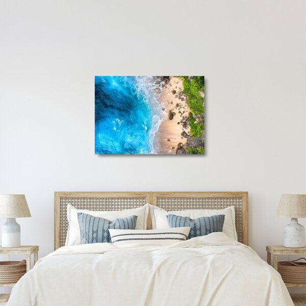 Staklena slika - Plaža u Indoneziji (70x50 cm)