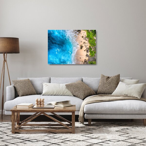 Staklena slika - Plaža u Indoneziji (70x50 cm)
