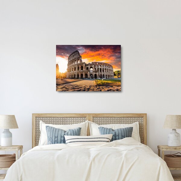Staklena slika - Koloseum u Rimu (70x50 cm)