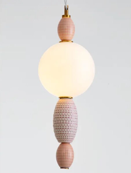 OBRIE VISILICA LED/3000K/12W/794Lm/ZLATNA & NARANČASTA & ROZA & BIJELA NL9009152