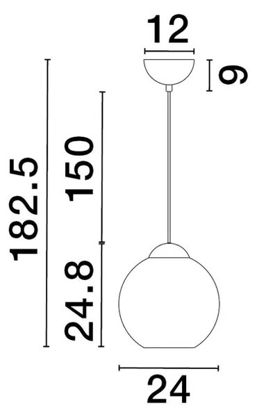 MIDORI VISILICA E27 /IP20/ZLATNA NL9009239