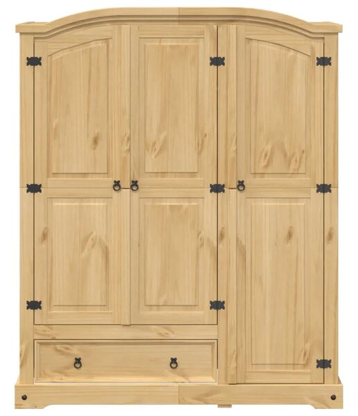 Ormar Corona 151 5 x 52 x 186 cm od masivne borovine - Smeđa 1 1 Smeđa
