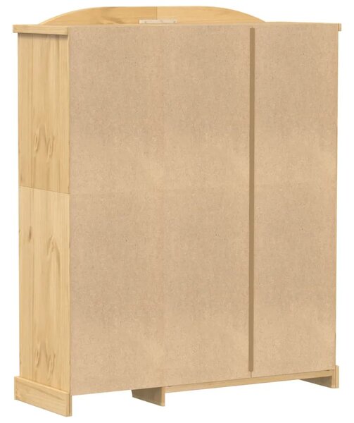 Ormar Corona 151 5 x 52 x 186 cm od masivne borovine - Smeđa 1 1 Smeđa