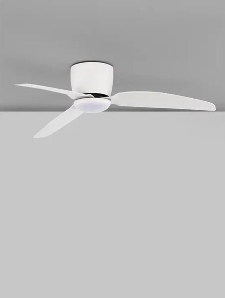 VOLGA PLAFONSKI VENTILATOR LED 18W/3000K/650lm/IP20/BIJELA NL9952361