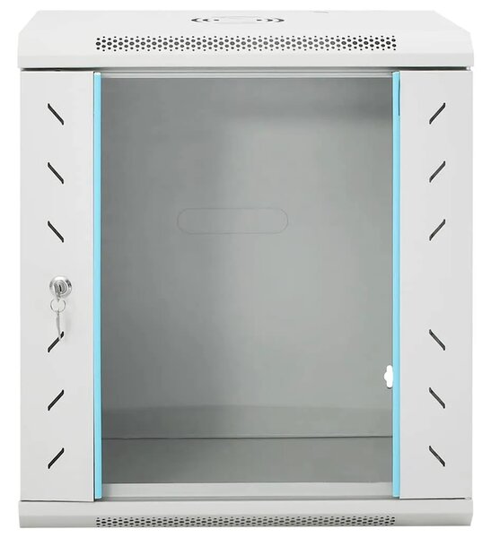 Zidni komunikacijski ormar 12U 19 IP20 53 x 40 x 60 cm - Siva 530 x 400 x 600 mm Siva 530 x 400 x 600 mm
