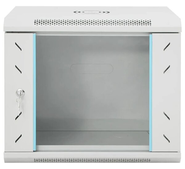 Zidni komunikacijski ormar 9U 19 IP20 53 x 40 x 45 cm - Siva 530 x 400 x 450 mm Siva 530 x 400 x 450 mm